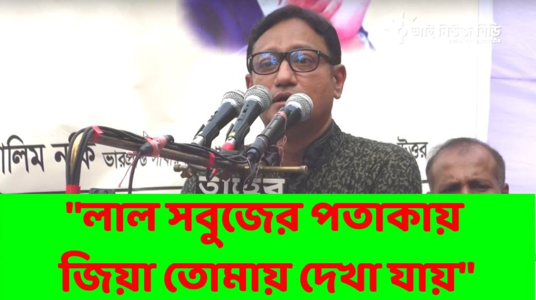 লাল সবুজের পতাকায় জিয়া তোমায় দেখা যায়