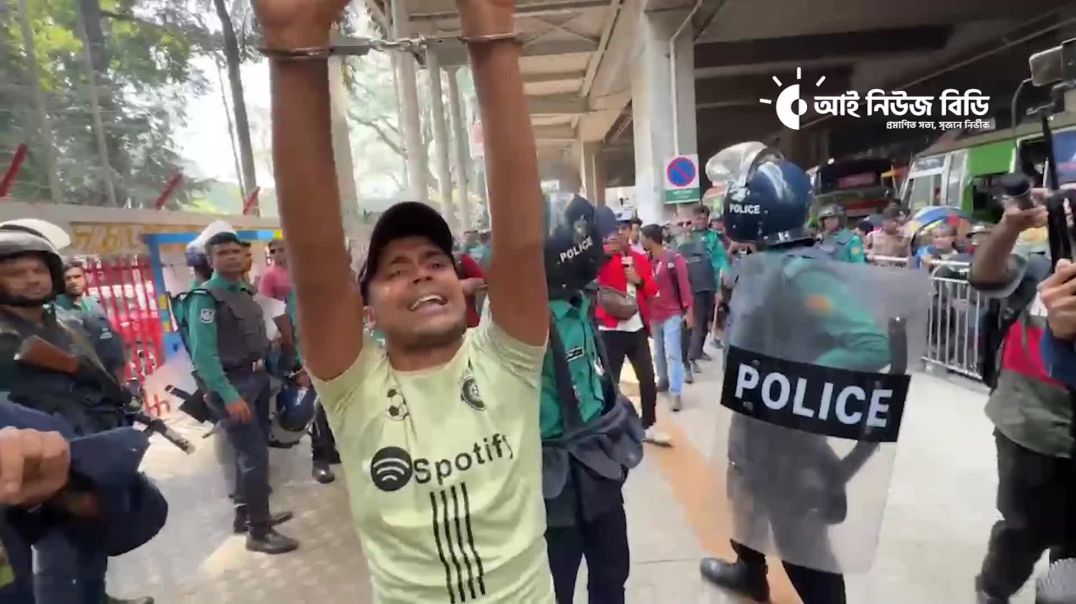 ভাইরাল হকার সাইফুলের আল্লাহু আকবার' ধ্বনিতে কেঁপে উঠছে রাজপথ
