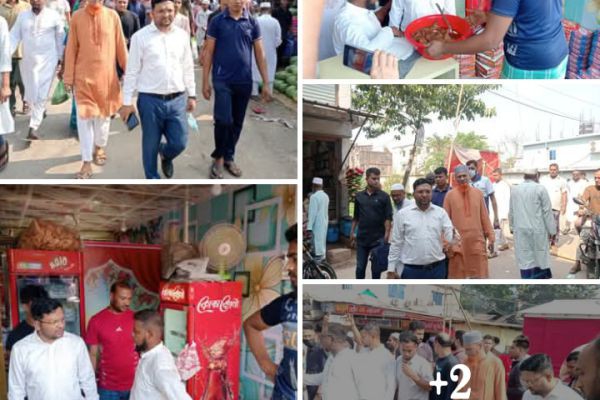 কচুয়া বাজারে ভ্রাম্যমান আদালতে হোটেলে জরিমানা ও ফুটপাত উচ্ছেদ অভিযান।।   <br> কচুয়া প্রতিনিধিঃ অস্বাস্থ্যকর ও নোংরা পরিবেশে খাবার তৈরি ও মেয়াদ উত্তীর্ণ খাবার মজুত রাখায় ৩০ মার্চ রবিবার কচু..