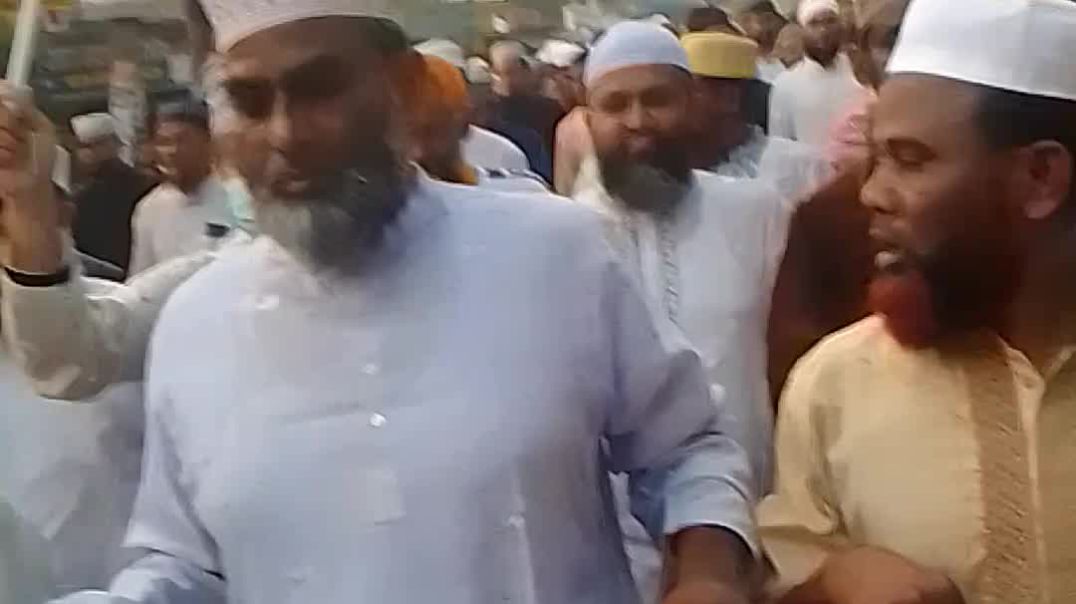সখিপুরে বিক্ষোভ মিছিল ইসরাইলের বিরুদ্ধে