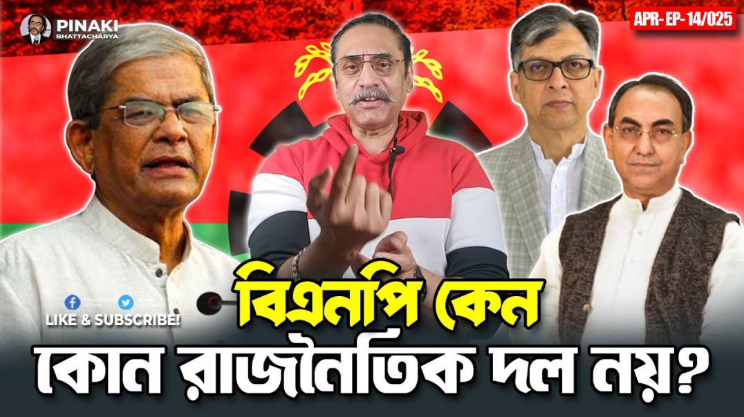 বিএনপি কেন কোন রাজনৈতিক দল নয়  Pinaki Bhattacharya