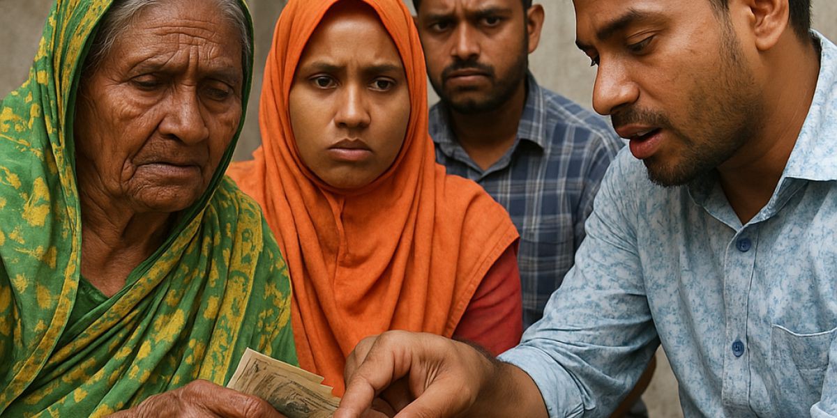 কেরানীগঞ্জে ভাতার টাকায় ডিজিটাল প্রতারণা