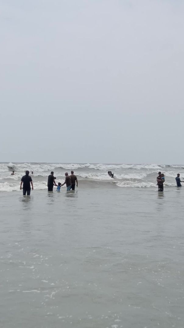 কুয়াকাটা সমুদ্র সৈকত ফুটেজ