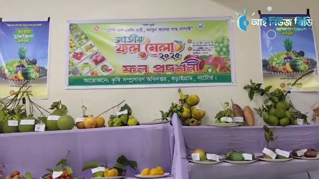 ⁣বড়াইগ্রামে তিনদিন ব্যাপী জাতীয় ফল মেলা