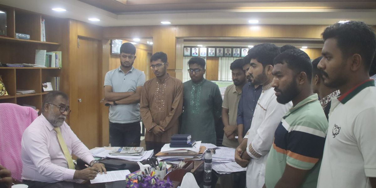 পরিবহন ও চিকিৎসা সেবা উন্নতি করন প্রসঙ্গে চিঠি উপাচার্য বরাবর..