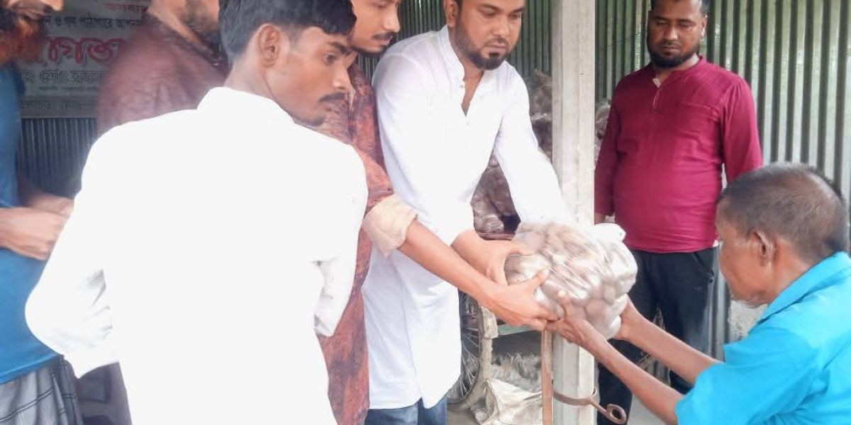 টাঙ্গাইলের ধনবাড়ীতে এনসিপির পক্ষ থেকে গরীব অসহায় মানুষদের উপহার সামগ্রী বিতরণ কর্মসূচী..