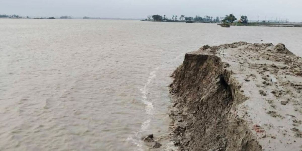 নিশ্চিহ্ন সিডিএসপি বাঁধ, হুমকিতে শত কোটি টাকার মৎস্য প্রকল্প..