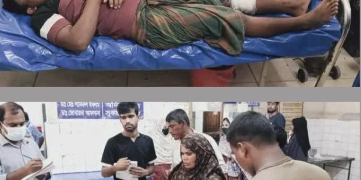 যশোর চৌগাছা দুই গ্রুপের হামলায় বাবা ও ছেলে আহত