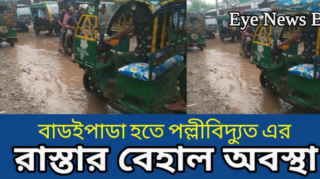 ⁣বাডইপাডা হতে পল্লী বিদ্যুত শিল্প এলাকায় যাওয়ার প্রধান সড়ক