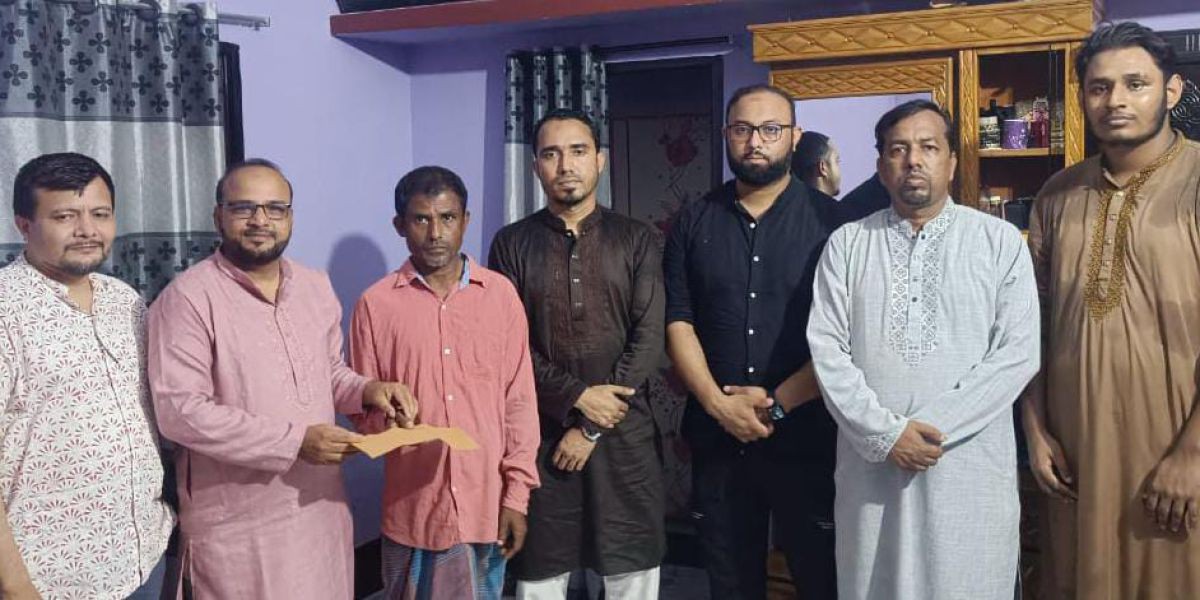 গোলাপগঞ্জে শহীদ গৌছ  উদ্দিনের পরিবারের সাথে এনসিপি নেতৃবৃন্দের ঈদ পরবর্তী সৌজন্যে সাক্ষাৎ ও অনুদান প্রদান..
