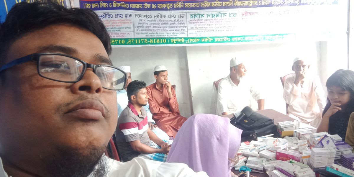 বালিয়াতলী সমাজ কল্যাণ পরিষদে ফ্রি মেডিকেল ক্যাম্প