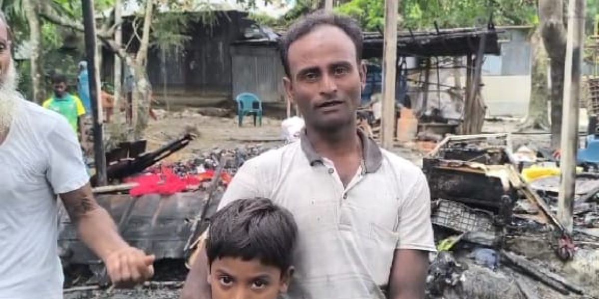 কেন্দুয়ায় আগুনে নিঃস্ব টিটন মিয়া: সহায়তার অপেক্ষায় চোখে জল..