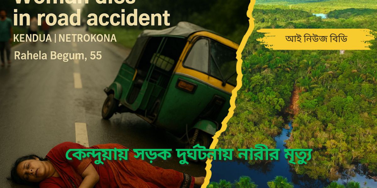 কেন্দুয়ায় সড়ক দুর্ঘটনায় নারীর মৃত্যু