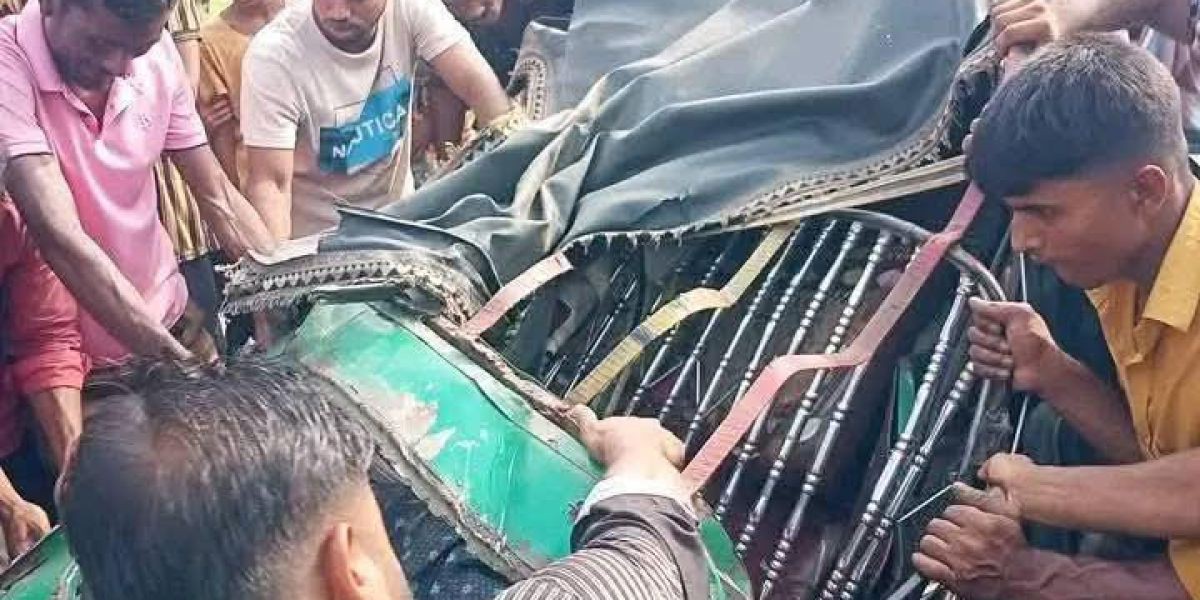 ময়মনসিংহ-নেত্রকোণা সড়কে বাস-সিএনজি সংঘর্ষে নিহত ২