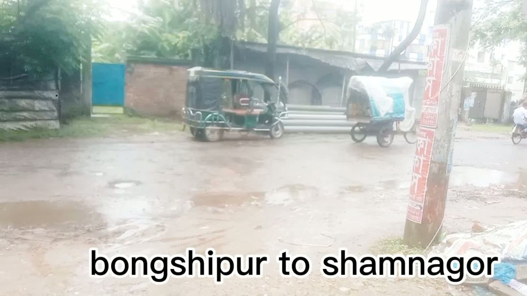 সাতক্ষীরায় শ্যামনগরের রাস্তার বেহাল দশা