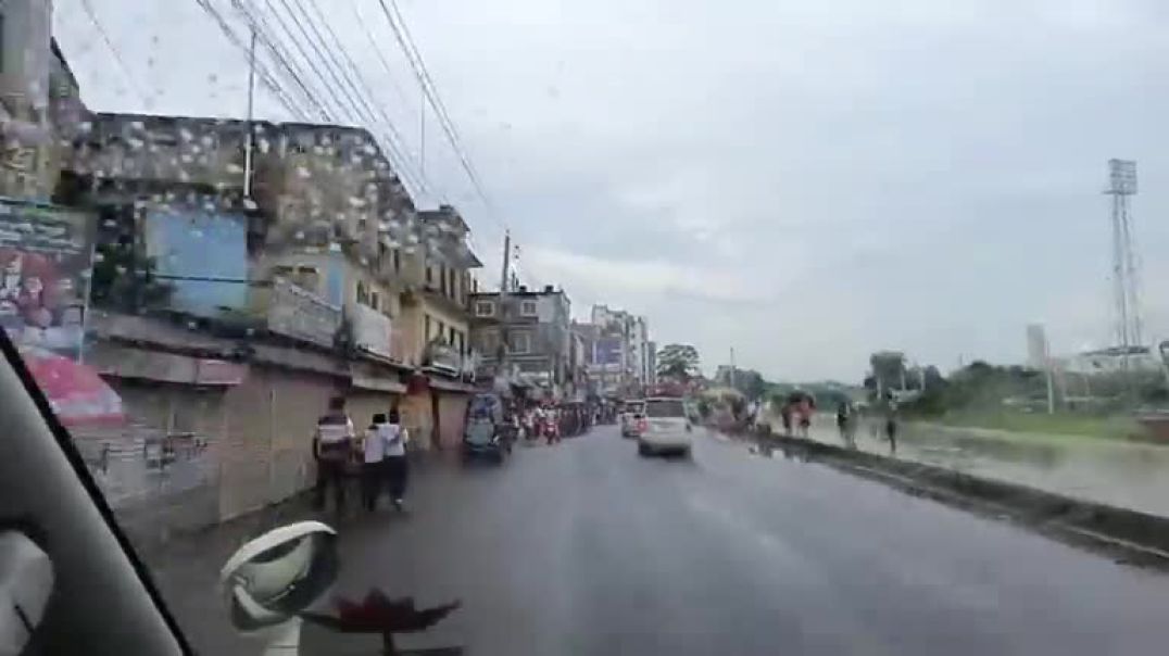 জুলাই পদযাত্রা - গোপালগঞ্জে ডুকলো এনসিপি গারি বহর।