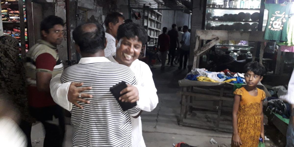 তৃনমূল পর্যায়ে কাজ করে যাচ্ছেন   এমপি প্রার্থী গোবিন্দ হালদার।..