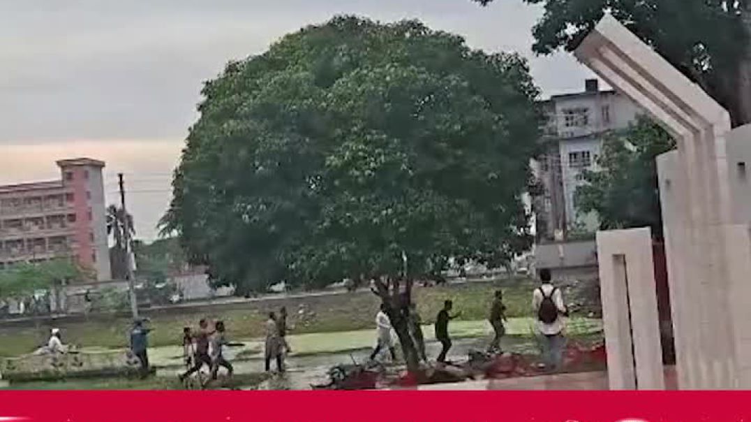এনসিপির সমাবেশস্থলে যেভাবে হা'ম'লা করে নি'ষি'দ্ধ ছাত্রলীগ