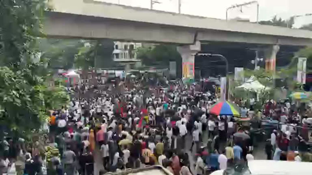 ⁣Live বৃষ্টি উপেক্ষা করে স'মা'বে'শে নেতা-কর্মীদের ঢল.hd