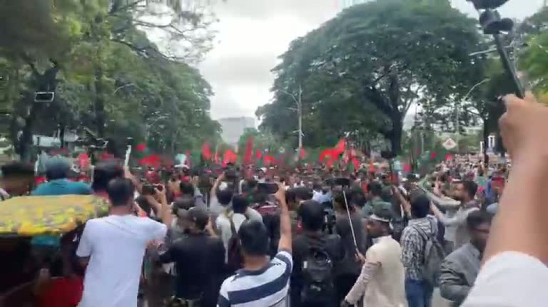 গণঅভ্যুত্থনে বর্ষপূর্তিতে শিবিরের বিশাল র্যালি