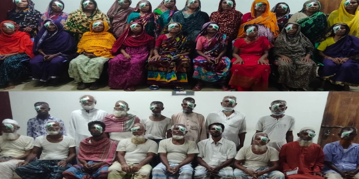 কায়সার কামালের অর্থায়নে ৮ম ধাপে আরো ৪০ জনের চোখের সফল অপারেশন সম্পন্ন..