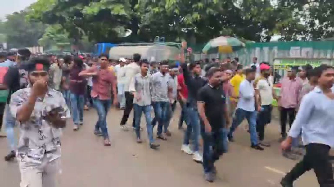 সরাসরি ছাত্রদলের সমাবেশচিত্র