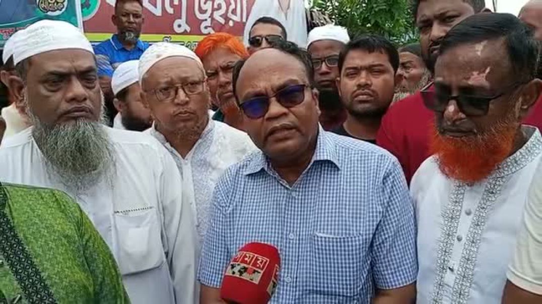 ⁣অবরোধ নিয়ে বক্তব্য দিচ্ছেন সাবেক পৌর মেযর লহাজ্ব মো_ জুলফিকার আলী হায়দার