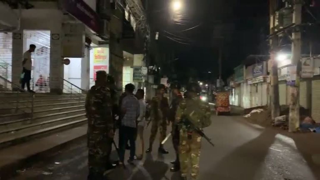 সরাসরি কুমিল্লা মহানগরে চলছে যৌথবাহিনির চেক পোস্ট