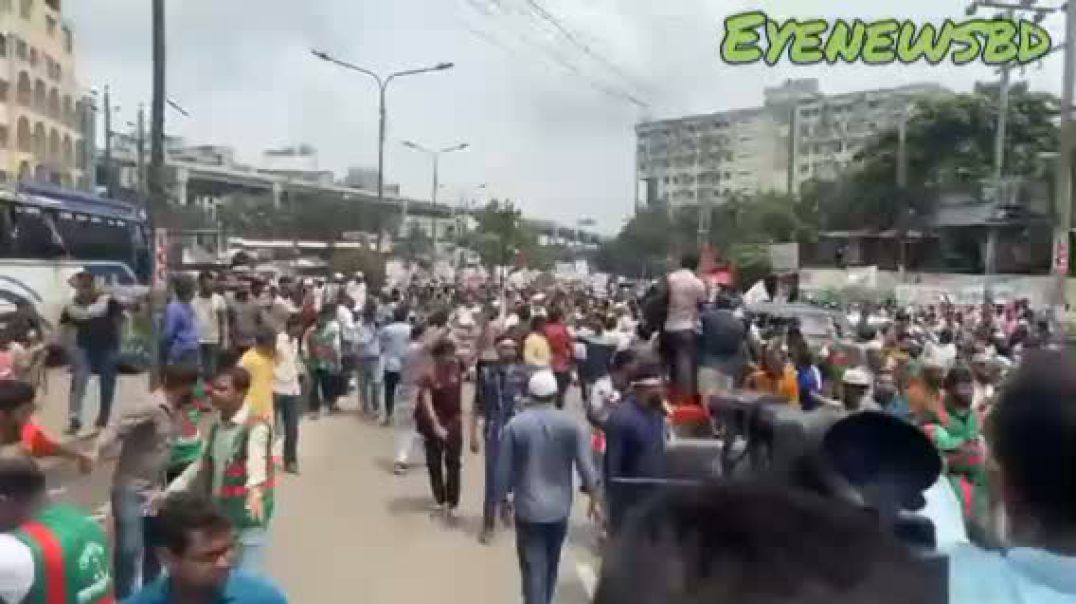৩৬ শে জুলাই গণ অভ্যূত্থান দিবস পালনে জামাতের জনসমুদ্র