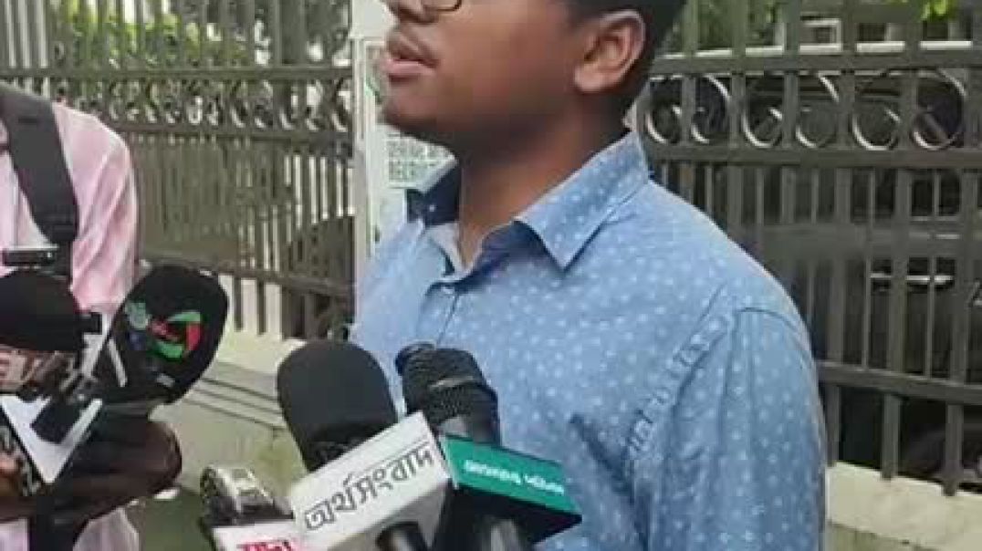 সমসাময়িক বিভিন্ন বিষয় নিয়ে কথা বলছেন ইসলামী ছাত্রশিবির ঢাকা বিশ্ববিদ্যালয় শাখা সভাপতি এস এম ফরহাদ.
