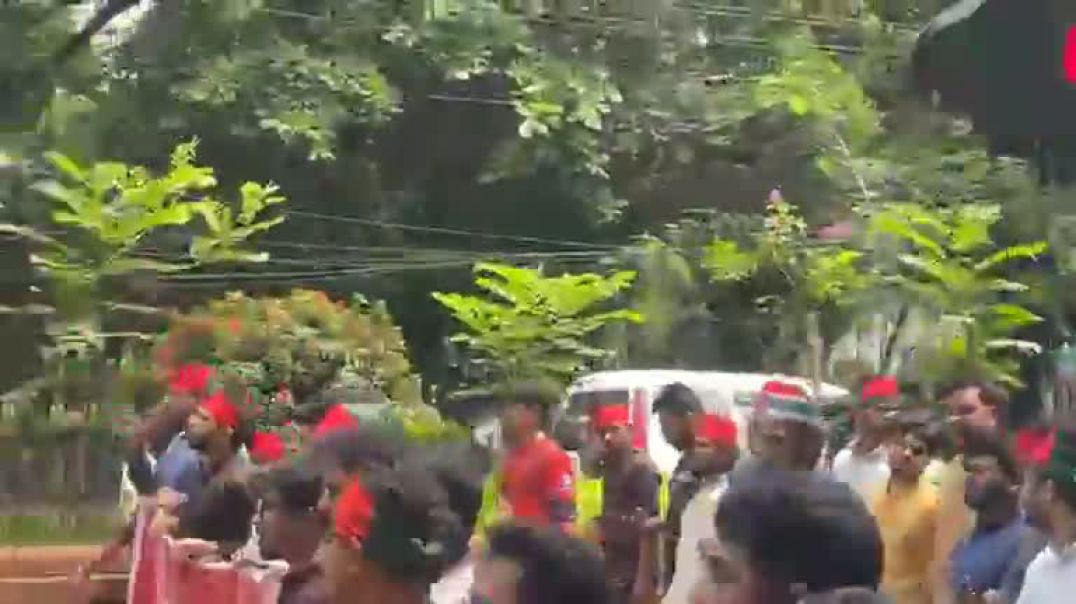 গণ অ ;ভ্যুত্থা নে বর্ষপূর্তিতে শিবিরের বিশাল র্যালি