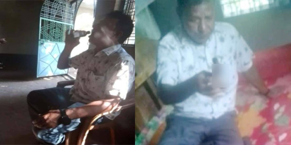 ঠাকুরগাঁওয়ে ইউপি সচিবের মাদক সেবনের ছবি ভাইরাল!