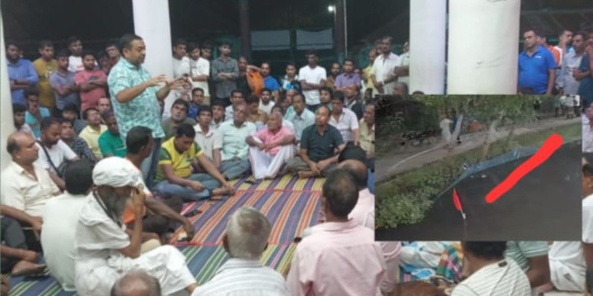 আখাউড়ায় শ্বশানের জায়গা দখল চেষ্টা। আতঙ্কে সনাতন ধর্মালম্বীরা।..