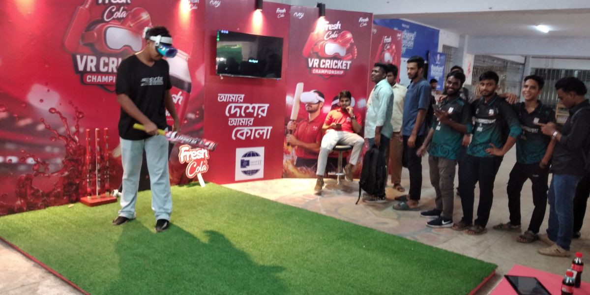 জবিতে ফ্রেশ কোলার ভার্চুয়াল রিয়েলিটি চ্যাম্পিয়নশিপ ক্যাম্পেইন অনুষ্ঠিত..