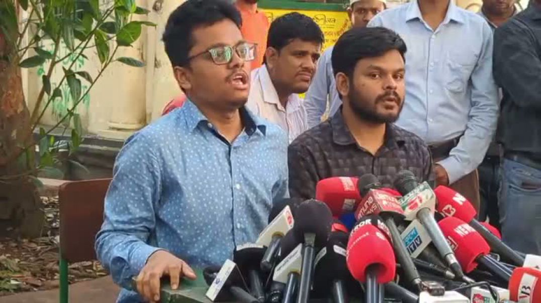 মধুর ক্যান্টিনে শিবিরের জরুরি সংবাদ সম্মেলন