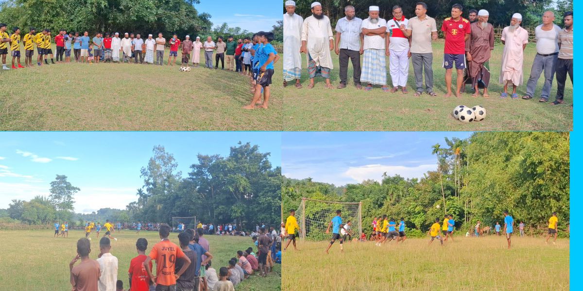 দুর্গাপুরে ফারংপাড়া ব্রাদার্স ক্লাব আয়োজিত  বটবৃক্ষ ফুটবল টুর্নামেন্ট  উদ্বোধন..