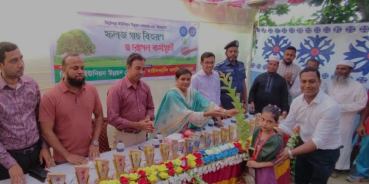 কুমিল্লার দাউদকান্দিতে শিক্ষার্থীদের মাঝে বিনামূল্যে গাছের চারা বিতরণ ও রোপণ কর্মসূচি..