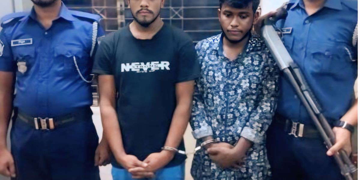 কেরানীগঞ্জে বিদেশী রিভলবারসহ দুই যুবক গ্রেফতার