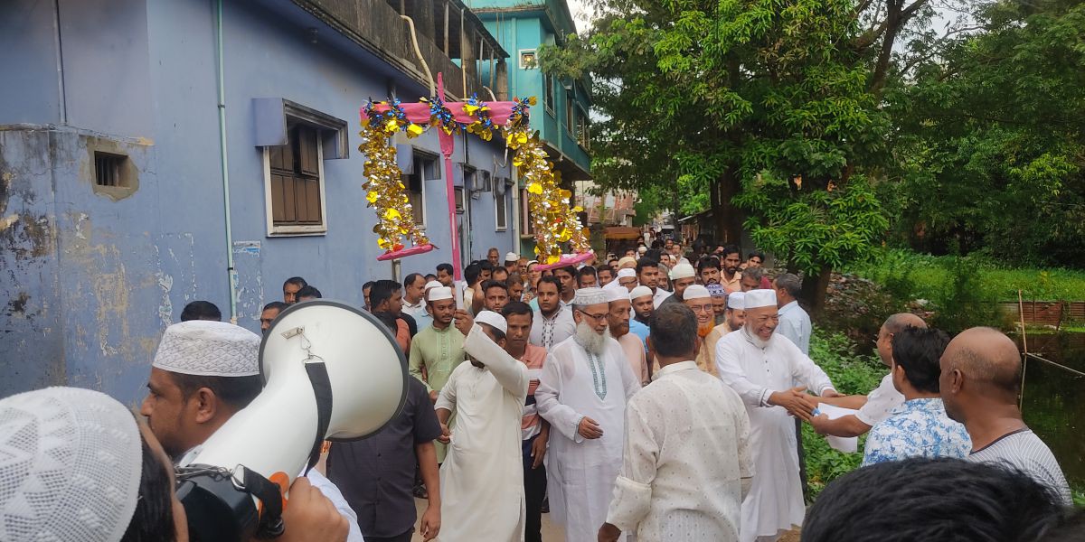 রাঙ্গুনিয়ার মরিয়ম নগর ইউনিয়নে দাঁড়িপাল্লা প্রতিকের সমর্থনে গণসংযোগ অনুষ্ঠিত..