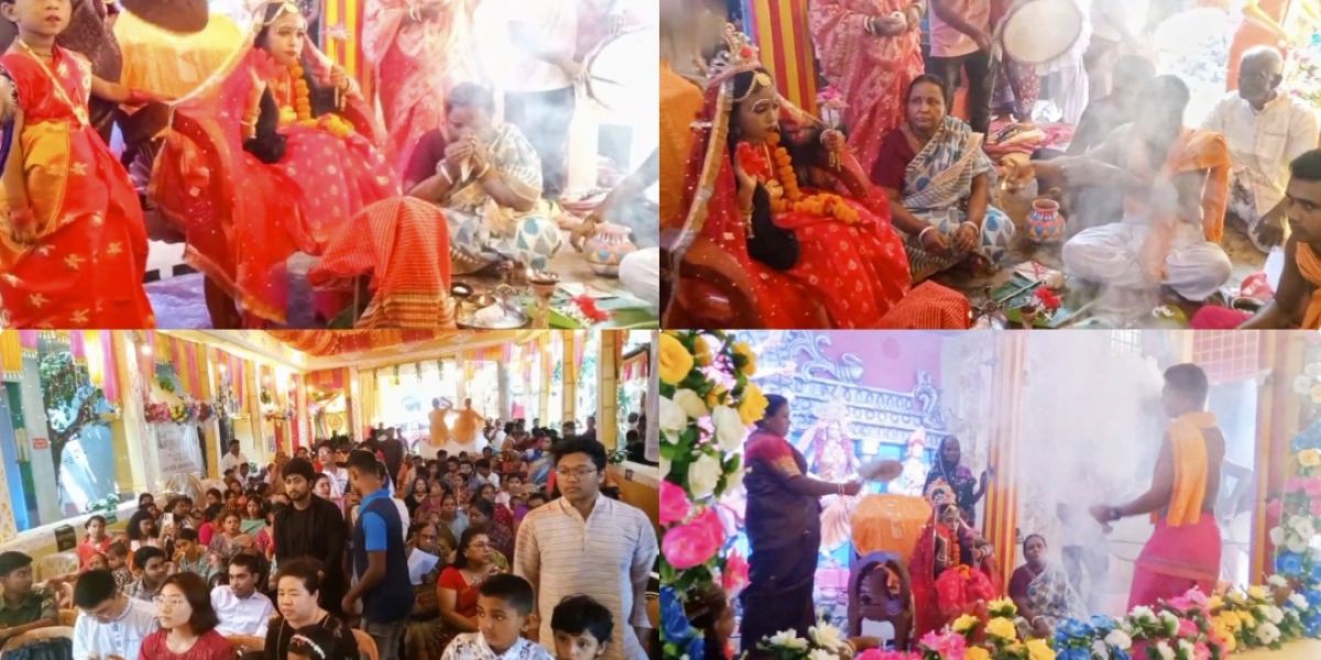 জয়পুরহাটে নানা আয়োজনে কুমারী পূজা অনুষ্ঠিত