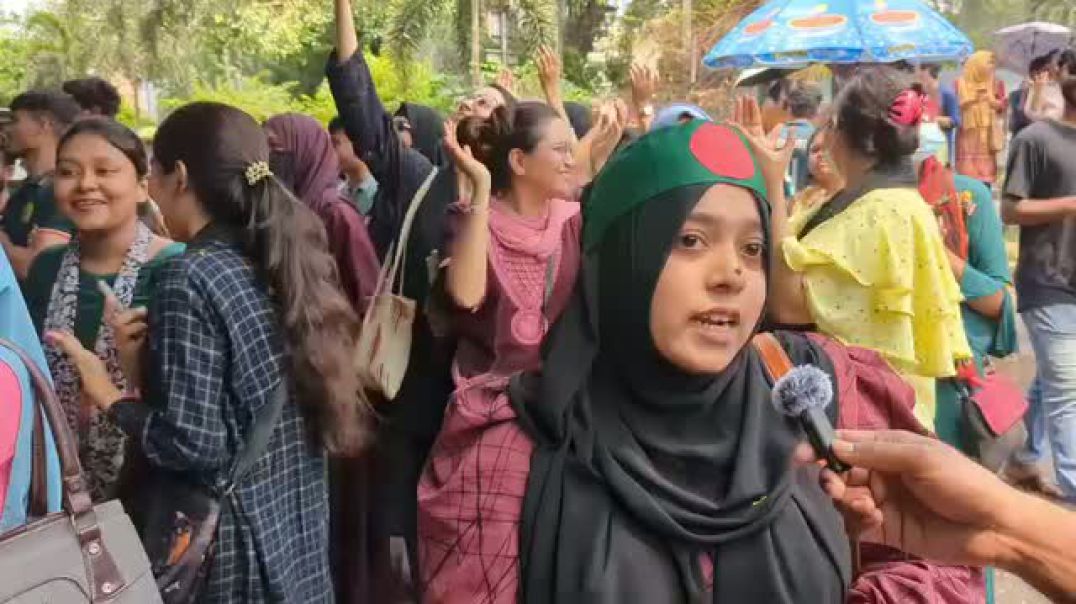 শিক্ষার্থীদের স্থায়ী আবাসনের দাবিতে আন্দোলন করছে জগন্নাথ বিশ্ববিদ্যালয় শিক্ষার্থীরা #জগন্নাথবিশ্ববিদ্যালয় #news