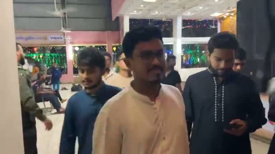 ⁣জগন্নাথ হল পূজা মন্ডপ পরিদর্শনে সাদিক কায়েম
