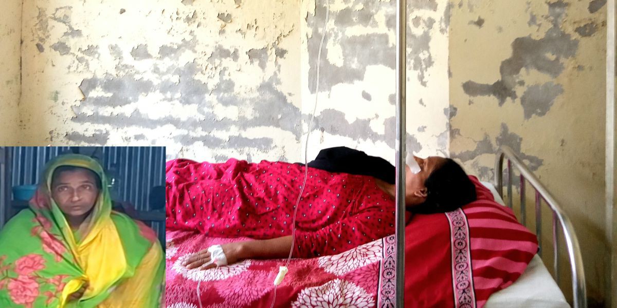 দুর্গাপুরে ক্যান্সার আক্রান্ত রুবিনা খাতুন এর পাশে ব্যারিস্টার কায়সার কামাল....