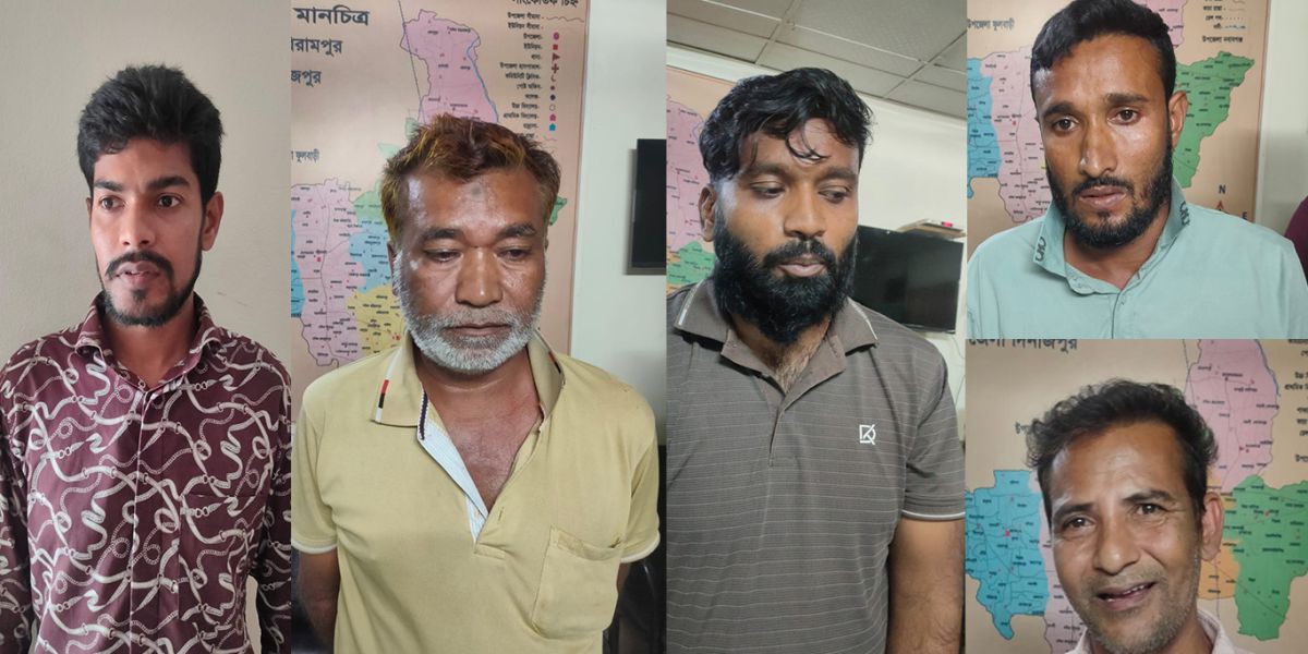 বিরামপুরে ছিনতাইকৃত প্রাইভেট কার উদ্ধার, যুবলীগ নেতাসহ ৫ গ্রেপ্তার..