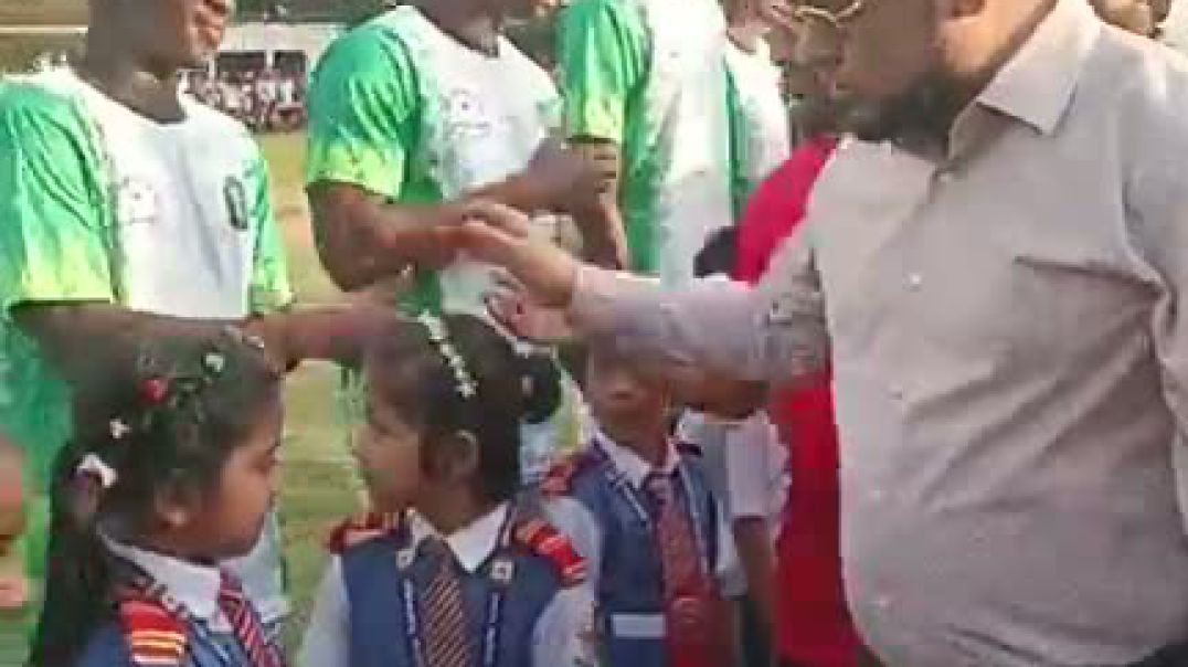 ⁣ভালুকায় নাইজেরিয়ান একাদশ বনাম স্পোর্টস একাডেমির প্রীতি ম্যাচের শুভ উদ্বোধন (1)