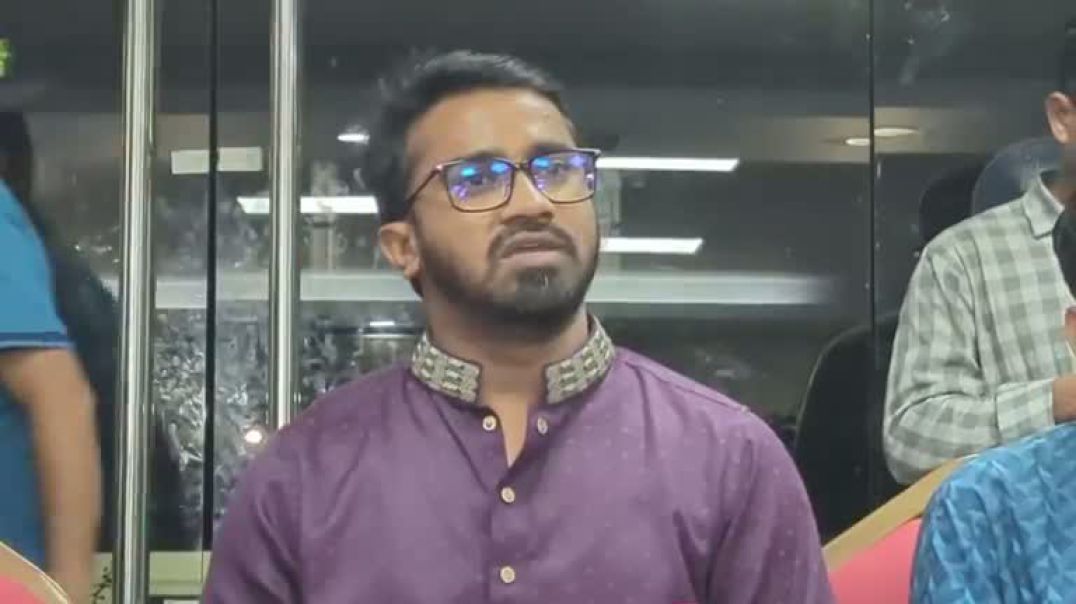 ⁣ঐকমত্য কমিশনের আলোচনা শেষে কথা বলছেন রাসেদ ,