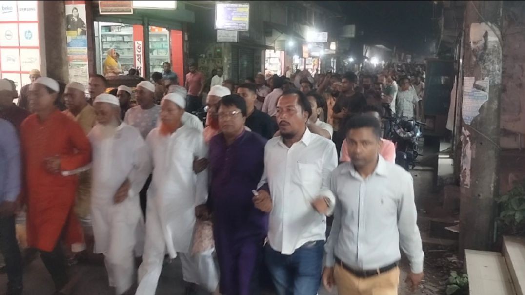 ⁣পটুয়াখালী-৩ আসনে হাসান মামুনকে মনোনয়নে জোর  দাবিতে জনতার মিছিল