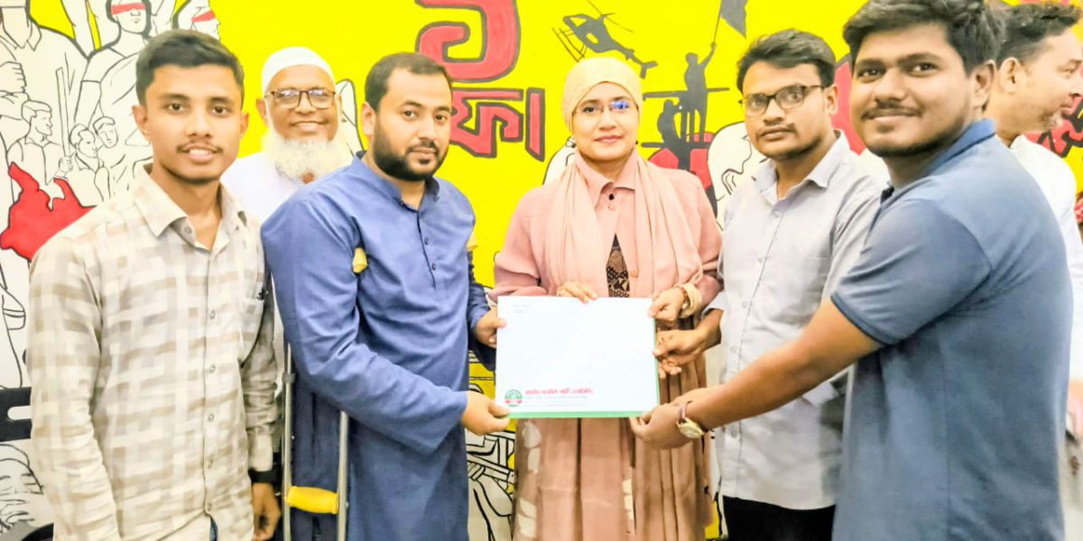 জয়পুরহাট-২ আসনে এনসিপির মনোনয়ন তুললেন ওমর আলী বাবু