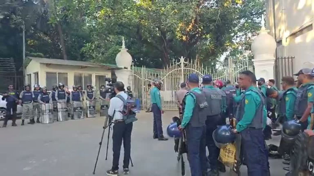 ⁣শেখ হাসিনার রায় ঘিরে আন্তর্জাতিক অপরাধ ট্রাইব্যুনালে নিরাপত্তা জোরদার। সরাসরি