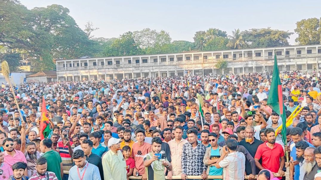 🌾 ঝিনাইদাহ 🌾 কালিগঞ্জ🌾 ৭ নভেম্বর ঐতিহাসিক বিপ্লব ও জাতীয় সংহতি দিবস উপলক্ষে- সমাবেশ রেলি ও শোভাযাত্র